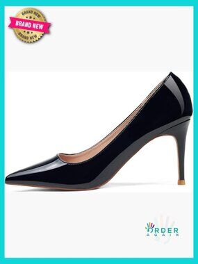 Classic Pointy Stiletto Heeled Pumps Comfortable Dress Shoes for Wedding Prom